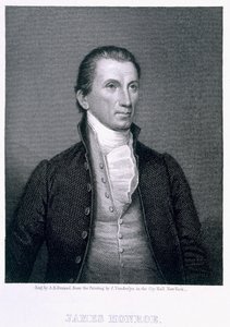 James Monroe, engraved by Asher Brown Durand by John Vanderlyn